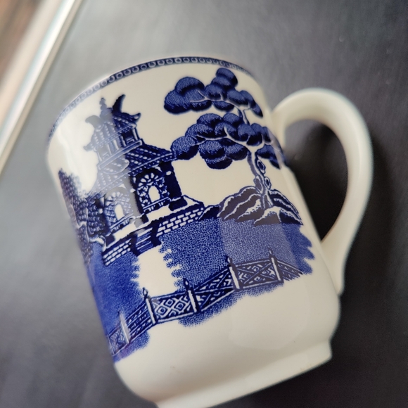 1 | made in England 🇬🇧 | Blue Willow 🤍💙 | 9 oz coffee ☕ mug - Picture 8 of 11